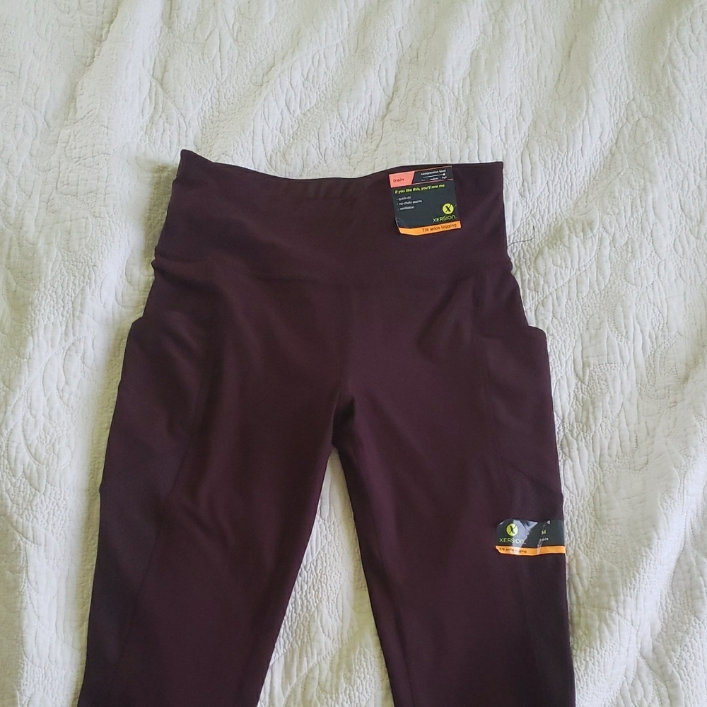Kids Maroon Leggings